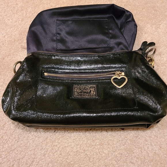 Coach poppy black liquid gloss purse - Picture 5 of 5